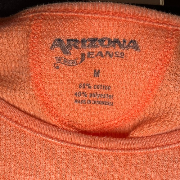 Arizona Jeans Tangerine Long Sleeve Top - Picture 3 of 5
